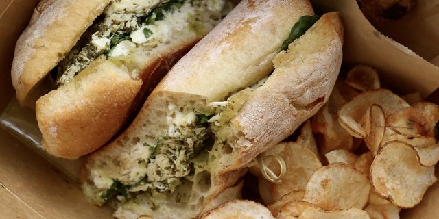 Basil Pesto Chicken Sandwich Box Lunch