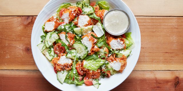 Chef Ari's Fried Chicken Salad Bowl