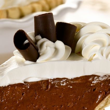 Chocolate French Silk Pie Slice