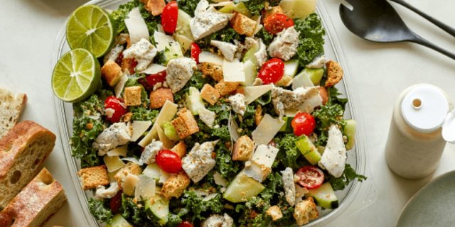 Small Kale Chicken Caesar Salad Platter