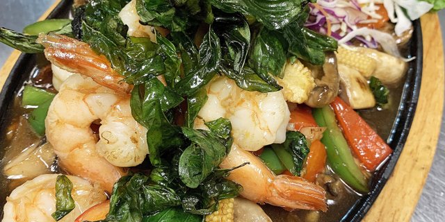 Three-Flavor Prawns