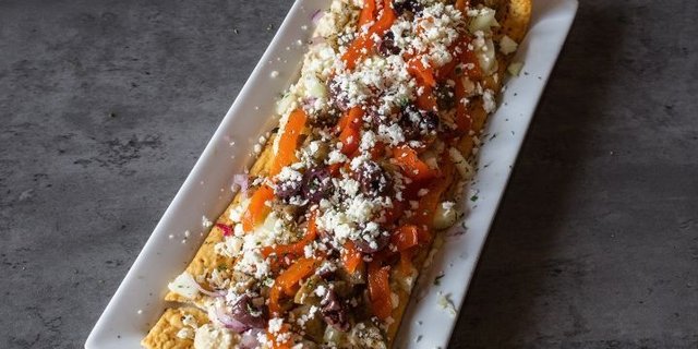 Greek Vegetarian Flatbread