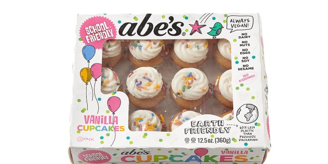 Abe's Vegan Mini Vanilla Cupcakes