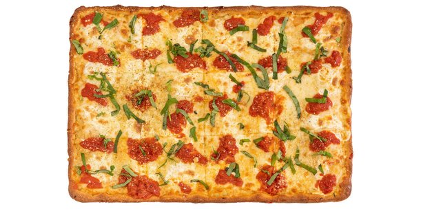 Margherita Sicilian Pizza (Square)