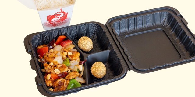 Gluten-Free Kung Pao Chicken Tso Lunch Box