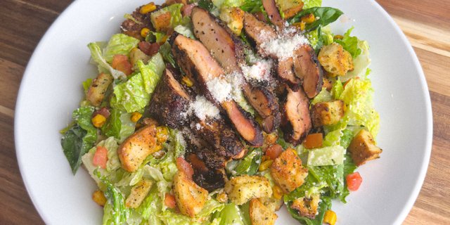 Street Corn Chicken Caesar Salad
