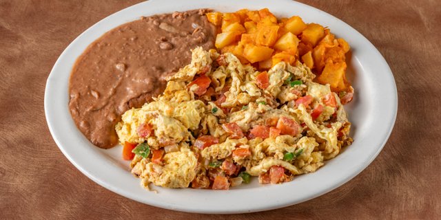 Two Eggs w/ Vegetables Plate