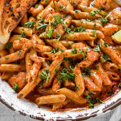 BBQ Shrimp Pasta