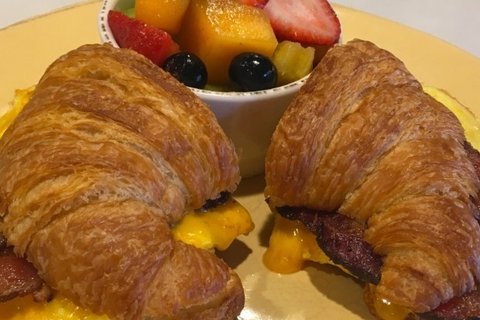 Individual Breakfast Croissant Sandwich