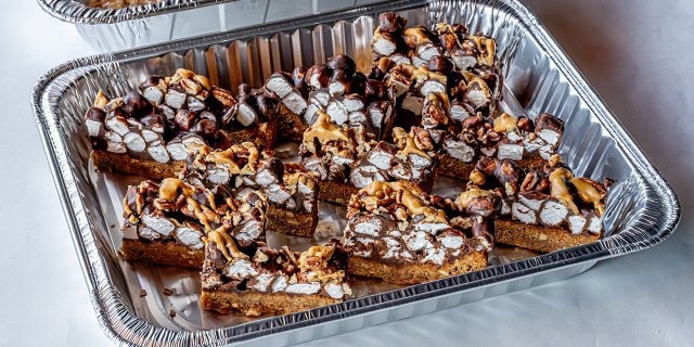 Gluten-Free Peanut Butter Blondie Bars