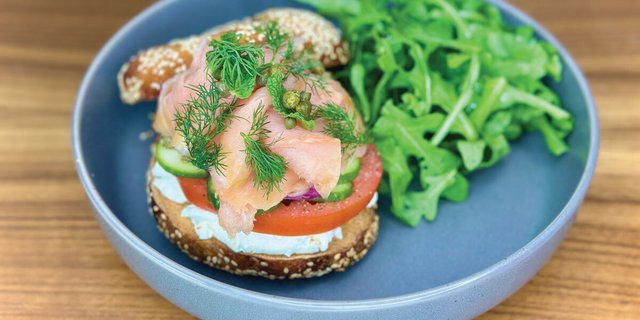 Loaded Lox Sesame Bagel