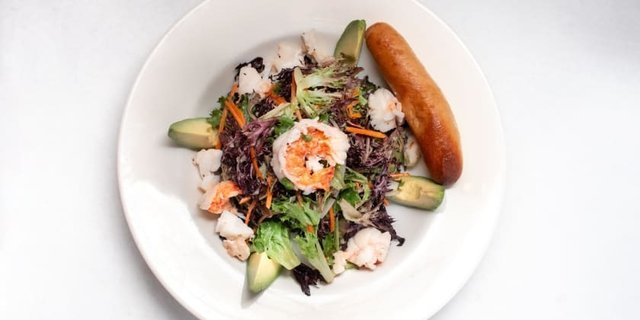 California Lobster Avocado Salad