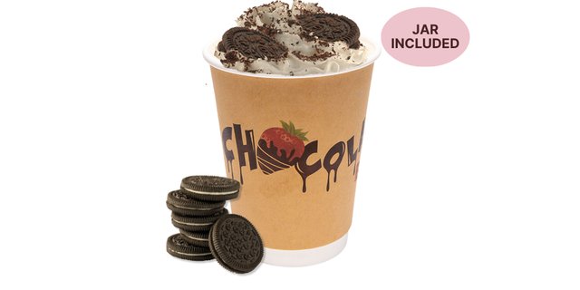 Oreo Hot Chocolate Jar