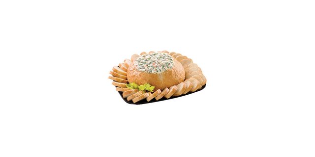Spinach Dip Boule Snack Square