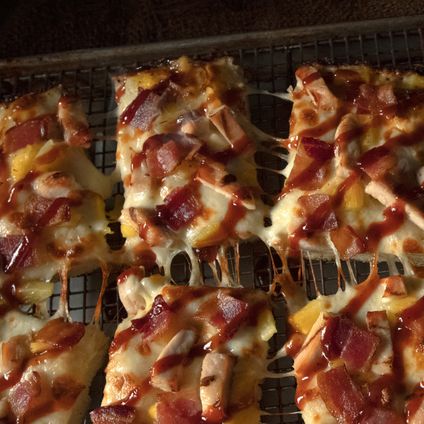 Aloha BBQ Chicken Party Tray Pizza