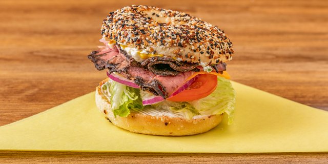Pastrami Bagel Sandwich