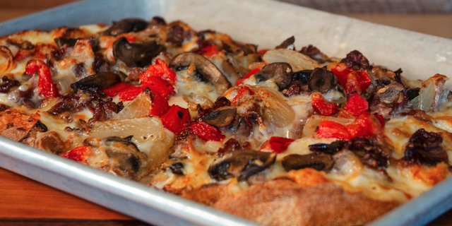 Philly Cheese Steak Flatbread