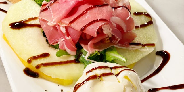 Burrata, Prosciutto + Melon