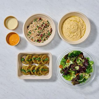 Happier Vegan With Falafel