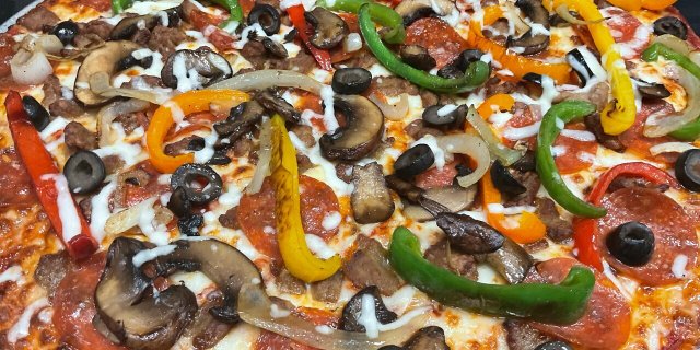The Works Large Pizza