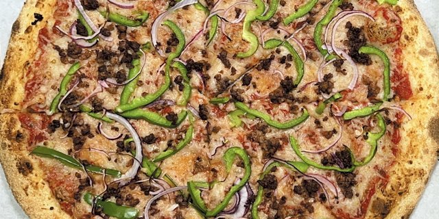 Vegan Impossible Beef Pizza