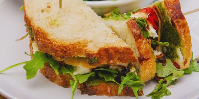 Turkey Caprese Sandwich