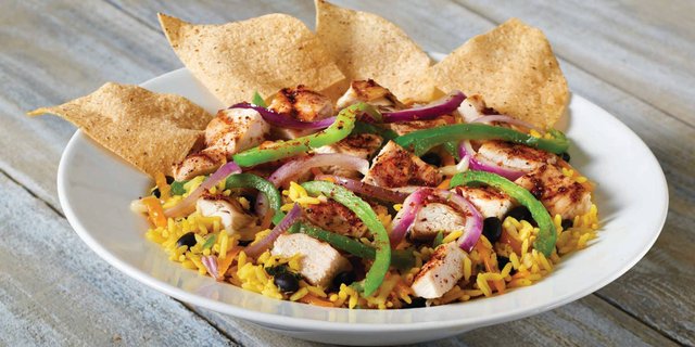 Chicken Fajita Rice Bowl