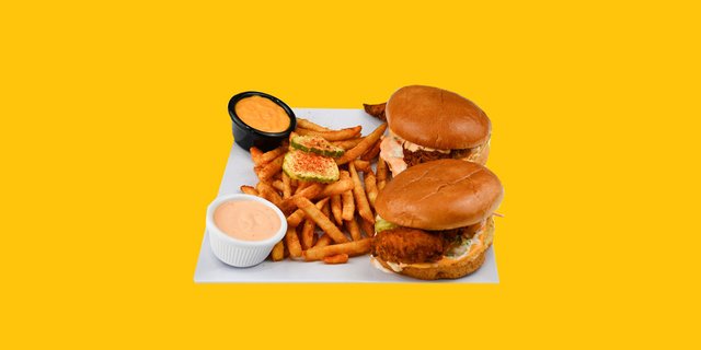 2 Chicken Sandos w/ Fries
