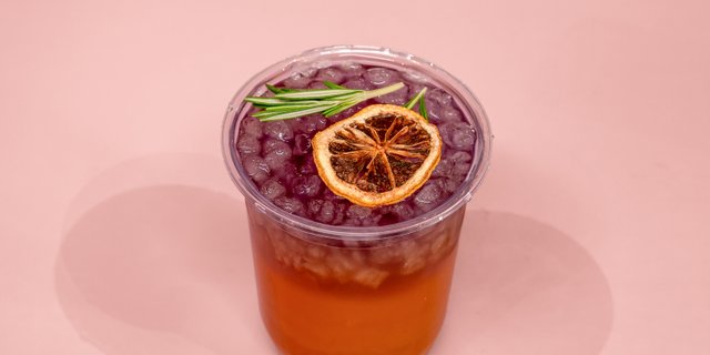 Iced Butterfly Mango Fruit Tea