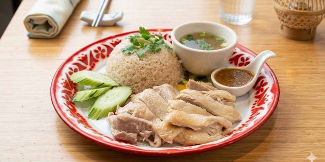 Hai Nan Chicken & Ginger Rice (Khao Mun Gai) Lunch Box
