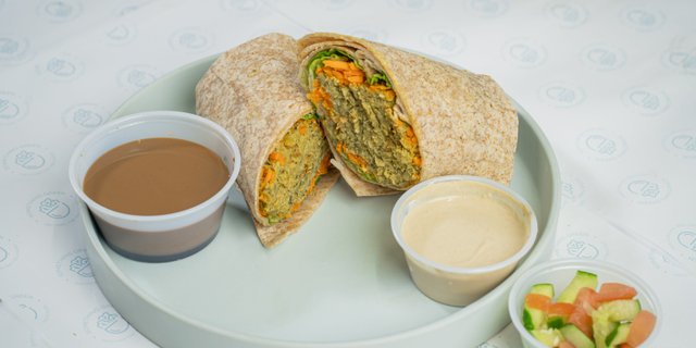 Whole Wheat Falafel Wrap