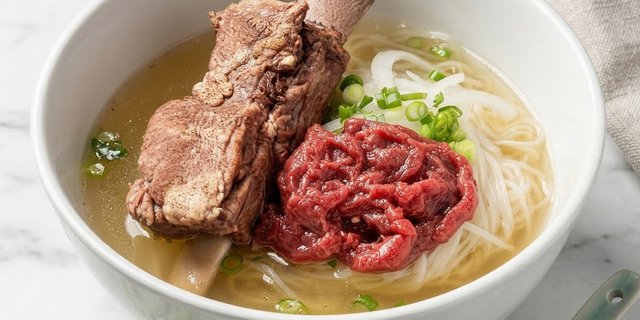 Short-rib & Rare Beef Pho | Pho Tai Suon Bo