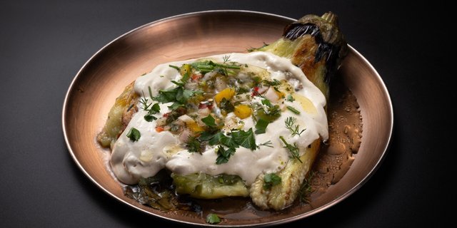 Chimichurri Grilled Eggplant
