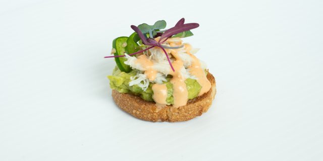 Spicy Crab & Avocado Toast