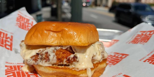 Alfredo Chicken Sandwich