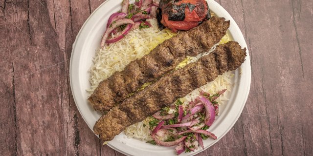 Beef Koobideh Wrap