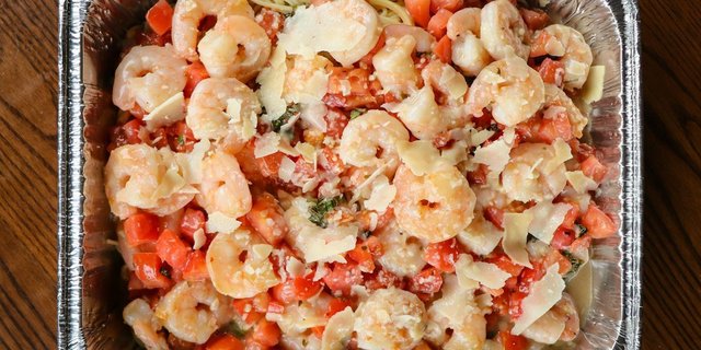 Shrimp Scampi Pasta Party Platter