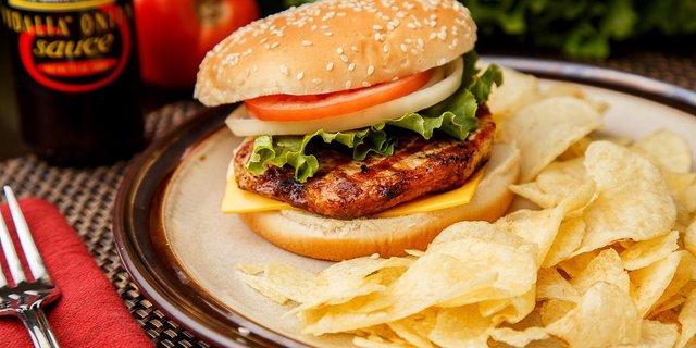 Grilled Pork Chop Sandwich
