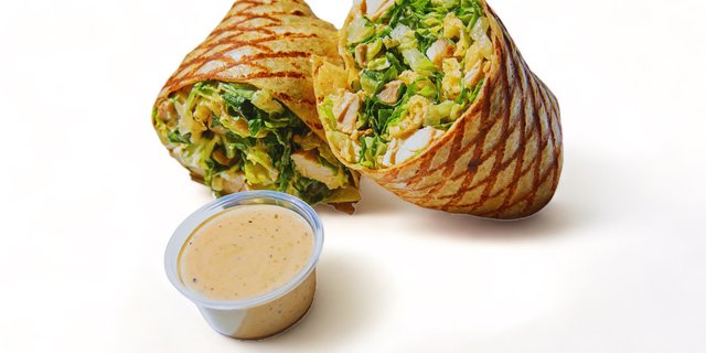 Spicy Chicken Caesar Wrap