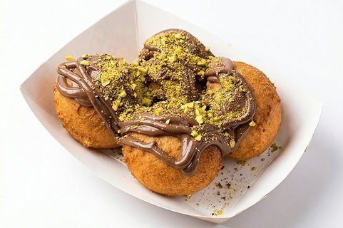 Nutella w/ Pistachio Mochi Mini Balls