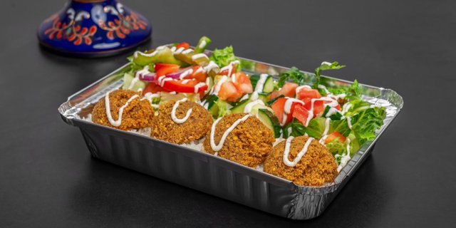 Falafel Over Rice