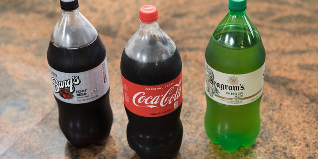 Assorted 2L Soda Bottles