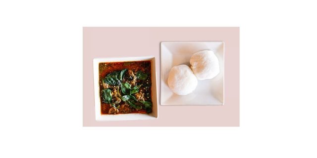 Okro Stew & Rice Balls