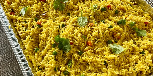 Turmeric Basmati Vegetable Rice