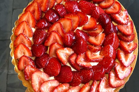 Strawberry Vanilla tart