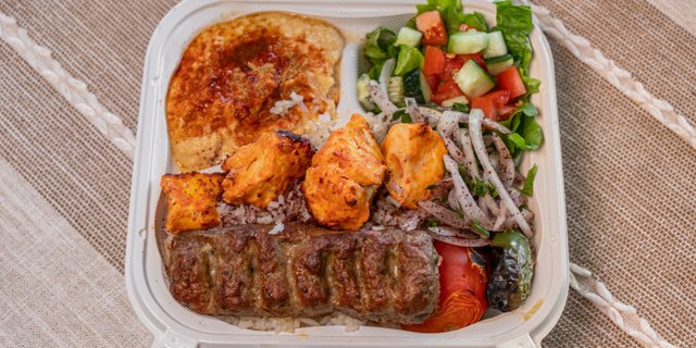 Chicken & Lamb Kebabs Combo