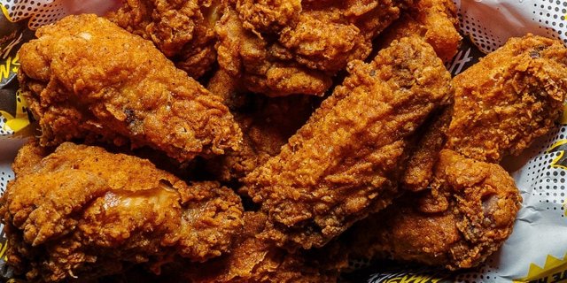 Plain Crispy Coated Wings