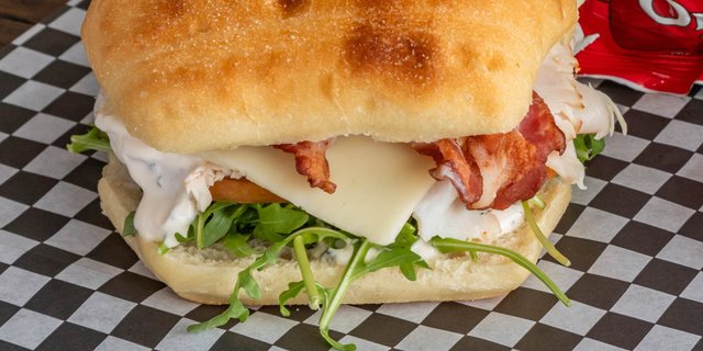 Turkey Bacon Swiss Sandwich