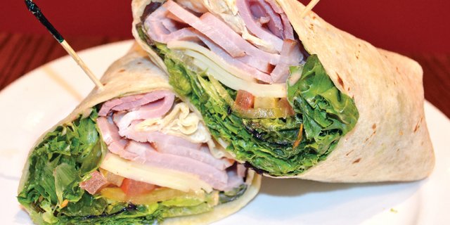 Ham & Swiss Wraps