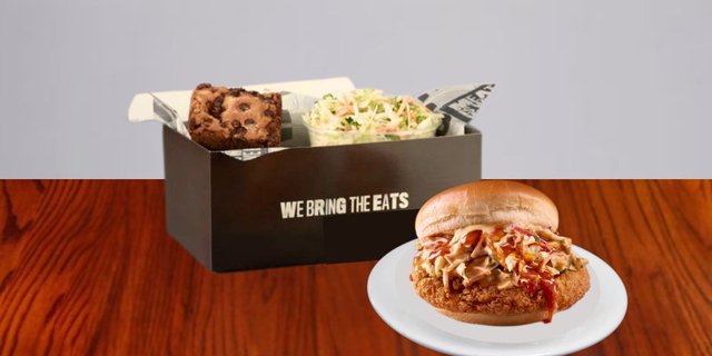 Korean Chicken Sandwich Meal